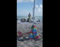 Group women lay beach move leg sandals