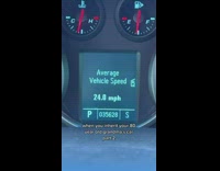 Car with average vehicle speed 24 mph