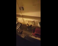 Collab FunBestVids - Two girls alley water thrown at them 