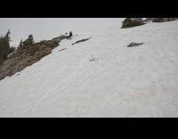 Guy riding snowboard does scorpion and flips 