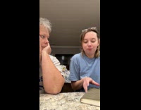 Woman reads Glorilla lyrics as poem to mom