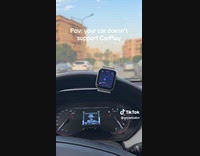 Smart watch on steering wheel as navigation device