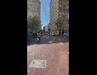 Man pretends to be blind on the streets for content