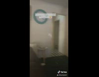 Grey shirt baby runs for movie trips 