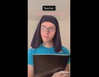 Guy tiktok wrong answer classroom 