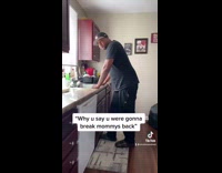 Little boy asks dad if moms back hurts 