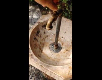 Park faucet produces weird sound when open