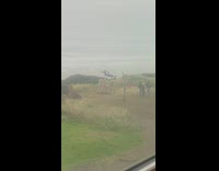 Guy brown suits throw and drop friend