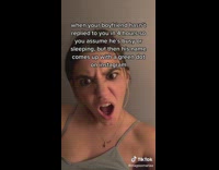 Girl doesnt get reply but sees boyfriend on Instagram