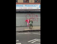 Red jacket pink pants closed pharmacy dance 