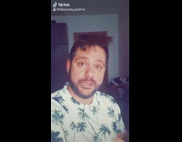 Guy white palm tree shirt tissue box