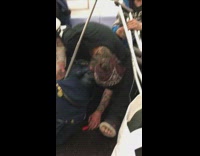 video series of a man in cast on nyc subway