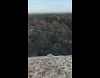 Guy ski backflip dirt mountain black helmet 