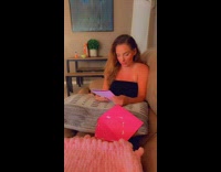 Mom opens card with fake butterfly prank