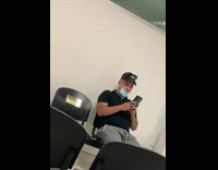 Guy black shirt sit chair selfie hospital