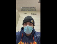 Guy blue mask calls girlfriend dj crusty on text message