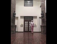 Collab BitchIG2 - Pink sweater sweatpants girl edits jumps house