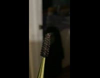 Girl broken lash brush 