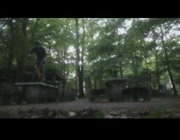 guy on yellow bike wheelie failed