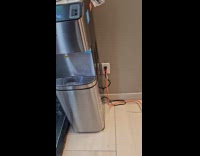 Water dispenser connected to toilet at hospital 