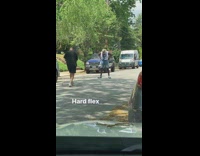 Man face down with the videographer approaches