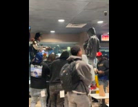 Collab WINY - Group sing and dance inside the restaurant