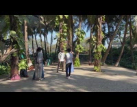 Couple Dances to Music Enthusiastically at Park