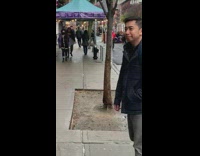 Two aliens asking for directions from local new yorker