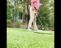 Collab KaleSaladIG - Dog steals golf ball from man