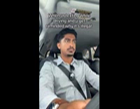 Guy reminded why drive texting is illegal