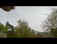 Loud and continuous thunder caught from the cloudy sky