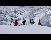 Ski fashion photoshoot 