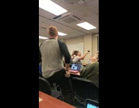 Collab BitchMP - College classroom professor dancing singing