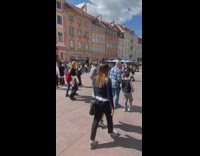 Four women group dance cover at the park
