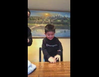 Little boy champion sweater water bottle coin 2