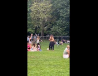 Collab winy - Couple dance while rat nearby at park