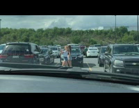 Two girls tiktok dance minivan star decal