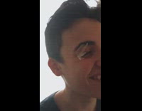 Black vans shirt guy wax eyebrow fail 