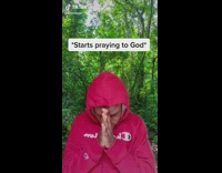 Collab BitchIG2 - Walking through jungle red hoodie guy bear