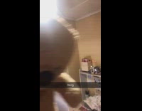 Teddy bear on ceiling fan falls off 