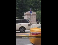 man large colorful cloth costume