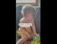 Toddler ignores name but reacts to netflix sound 