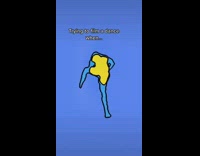 Guy dancing with filter and then baby runs in and grabs phone