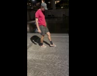 Collab ClipsIG - Guy in red shirt plays with cockroach