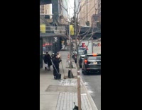 Woman ride bike On My Period pants