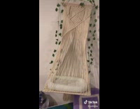 Girl buys hanging bed for cat who immediately climbs and ruins it 