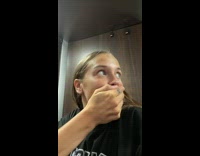 Woman gets surprised by bang 