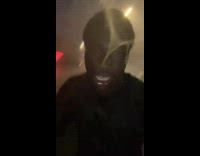 Guy riding bicycle in rain complains about drowning 