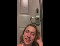 Girl locks herself out of apartment cat lets her back in