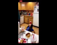 Collab BitchMP - a girl balances red solo cup drinks from it